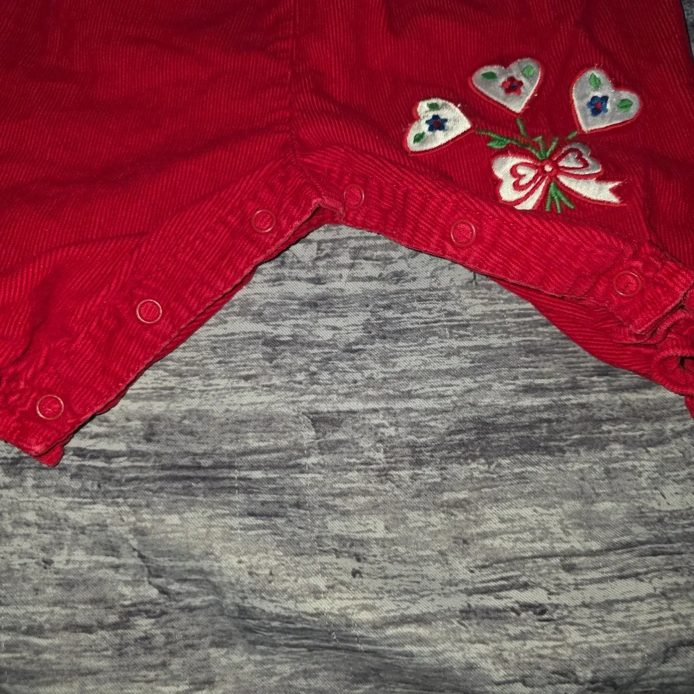 Vintage red corduroy